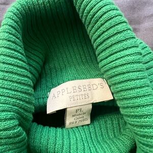 Appleseed's Green Ribbed Sweater